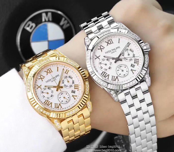 百達翡麗PATEK PHILPPE 全新多功能腕表 進口9100機械機芯 316L精鋼表殼錶帶 超級防水 最佳男士腕表  wssb4978